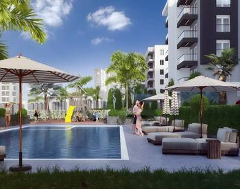 Elegante Immobilien In Einem Komplex Mit Pool In Antalya Kepez 1