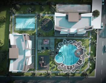 Altıntaş'ta Havalimanı Yakınında Havuzlu Daireler 2