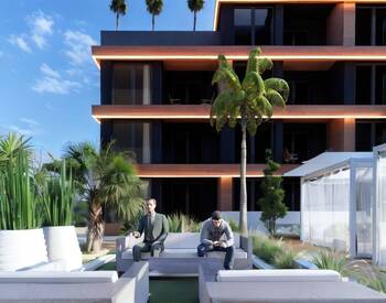 Квартиры с 1 спальней и балконом в Алтынташ, Анталия 3