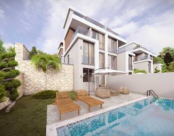 Haus Mit Pool In Einer Wohnanlage Mit Meerblick In Antalya Kalkan 1