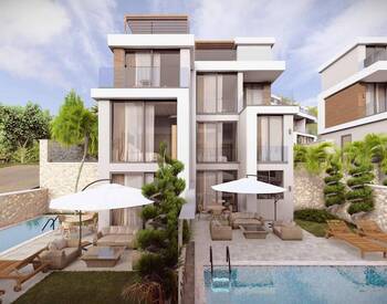 Haus Mit Pool In Einer Wohnanlage Mit Meerblick In Antalya Kalkan 3