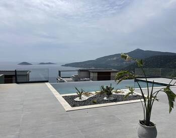 4-schlafzimmer-triplex-häuser Mit Pool Und Meerblick In Kalkan 2