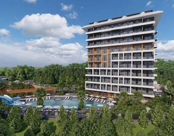 Sea-view Flats in a Complex in Alanya Tosmur 1