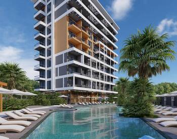 Sea-view Flats in a Complex in Alanya Tosmur 2