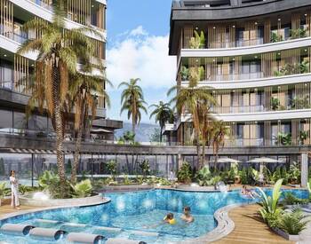 Wohnungen In Einem Zwei-block-komplex In Alanya Türkei 1