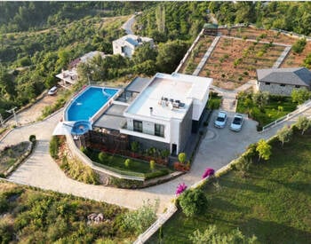 Einzigartig Gestaltetes Haus Mit Ackerland In Alanya Kestel 3