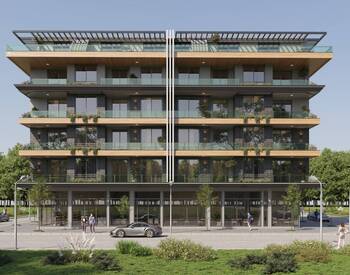 Alanya Oba’da Plaja Yakın Sitede Deniz ve Şehir Manzaralı Daireler 1