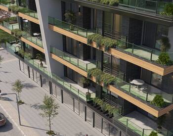 Alanya Oba’da Plaja Yakın Sitede Deniz ve Şehir Manzaralı Daireler 2