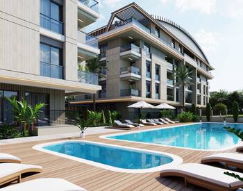 Stylish Apartments in a Complex Near the Sea in Konyaalti 1