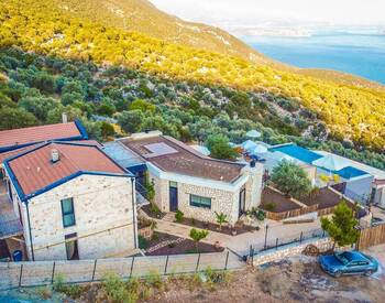 Villa Hors Réseau Avec Vue Sur La Mer Et Annexe À Antalya Kaş 2