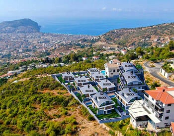 Häuser Mit Meerblick Und Privatem Pool In Alanya Tepe 1
