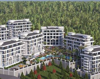 Flats with Rich Social Amenities Near the Beach in Alanya 1