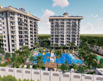 Pool-view Flat in a Complex with Rich Amenities in Alanya Avsallar 1