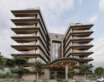 شقق في مشروع فاخر على بعد 200 متر من البحر في أنطاليا لارا 3