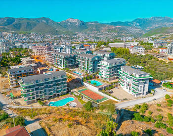 Меблированная квартира в комплексе в 1,5 км от моря в Алании 2