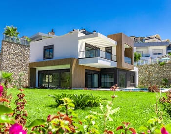 Fristående Duplexhus Med Havsutsikt Och Pool I Alanya Antalya 3