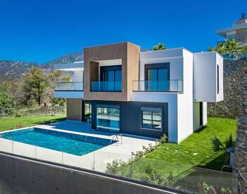 Fristående Duplexhus Med Havsutsikt Och Pool I Alanya Antalya 1