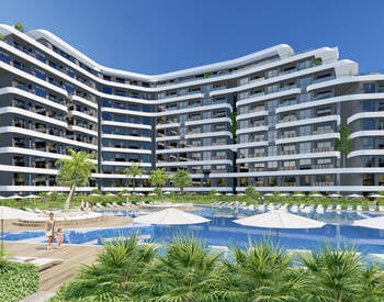 Fastigheter I Ett Projekt Med Pooler I Altıntaş Antalya 2