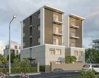 1 and 2-bed Apartments in a Complex with Pool in Antalya Kepez 3