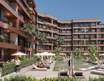 Flats in a Complex with Pool and Gym in Antalya Altıntaş 1