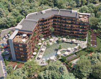 Flats in a Complex with Pool and Gym in Antalya Altıntaş 3