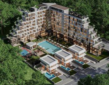 Eleganta Lägenheter Med Gemensam Pool I Antalya Altintas 1