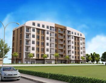 Квартиры с видом на горы в Анталии, Коньяалты, с бассейном и парковкой 3