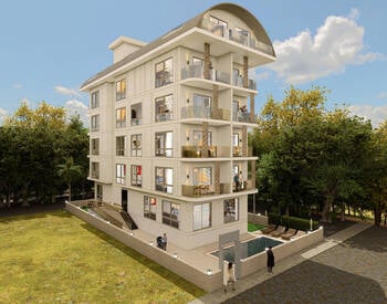 Alanya Merkezde Denize Yakın Havuzlu Sitede Şık Daireler 1