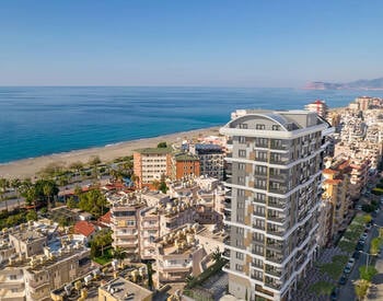 Sea View Flats in a Complex with Pool in Alanya Mahmutlar 1