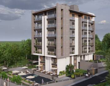 Investment Flats in a Complex with a Pool in Kepez Antalya 1
