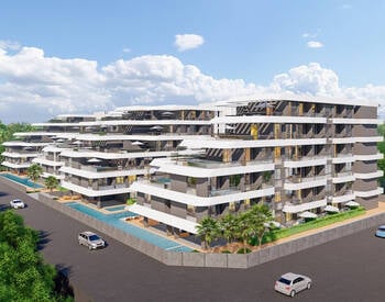 Apartment with Rich Communal Amenities in Antalya Altintas 2