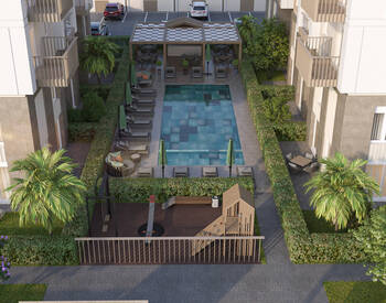 Middle and Ground Floor Apartments with Pool in Antalya Kepez 2