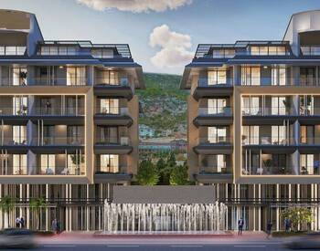 Sea and Castle View Apartments with Rich Amenities in Alanya 1