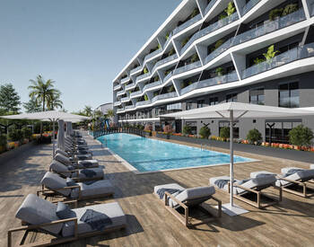 Beaux Appartements Avec Jardin Commun À Antalya Kepez 1