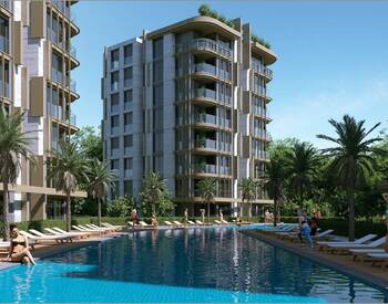 Middle Floor Apartments Near the Sea in Antalya Muratpasa 1