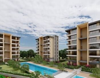 Stylish Middle Floor Apartments for Sale in Antalya Muratpasa 3
