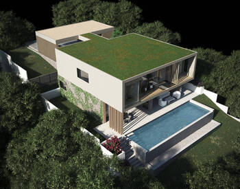 Elegant Fristående Hus Med Pool Och Trädgård I Barcelona 3