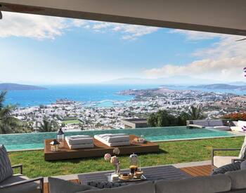 ویلاهای ترییلکس با موقعیت مکانی خوب و استخر خصوصی در بدروم 1