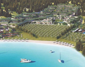 Villas with Sea Views in an Elite Project in Bodrum Turkbuku 1