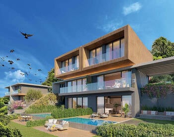 Bodrum Adabükü'nde Havalimanına Yakın Satılık Lüks Villalar
