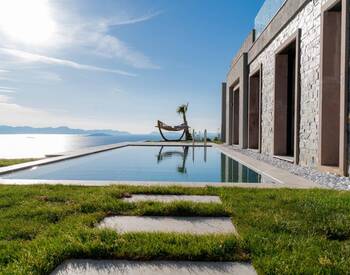 ویلاهای شیک با منظره پانوراما دریا در گوموشلوک، بدروم 2