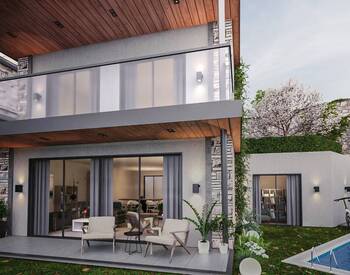 Centralt Belägna Fristående Moderna Hus Med Pool I Bodrum 3