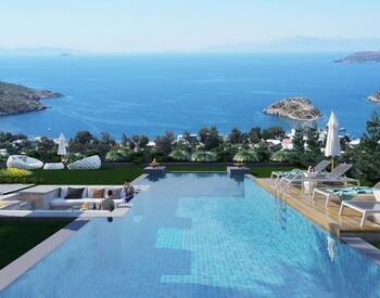 Villen Mit Meerblick In Der Nähe Des Meeres In Bodrum Gumusluk 1