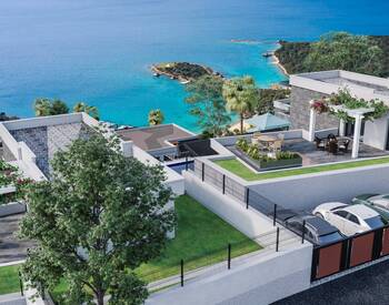Nya Hus Med Panoramautsikt Över Havet I Bodrum Turkiet 1