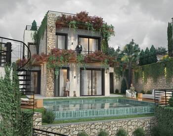 Flats in a New Project with Private Pools in Bodrum Mugla 1