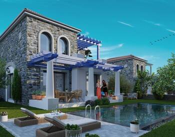 Detached Villas with Private Pools in Bodrum Kadikalesi 1