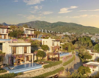Stylish Detached Houses with Garden and Pool in Bodrum 1