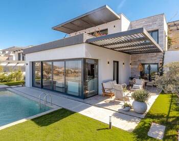Hus Med Havsutsikt Med Privat Pool Och Trädgård I Bodrum 1