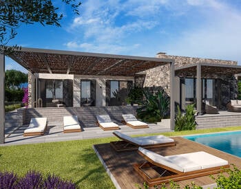 Hus Med Havsutsikt Och Uthus I Bodrum Gumusluk 3
