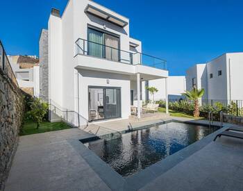 خانه های مجزا با دید دریا با استخر خصوصی در بدروم ترکیه 1